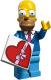 Simpsons Lego 71009 Homer dressed in suit and tie for hot date Minifigure Series 2 Individual Figures